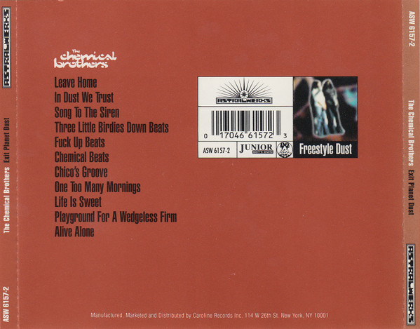 The Chemical Brothers - Exit Planet Dust | Astralwerks (ASW 6157-2) - 2 The Chemical Brothers - Exit Planet Dust | Astralwerks (ASW 6157-2) - 2