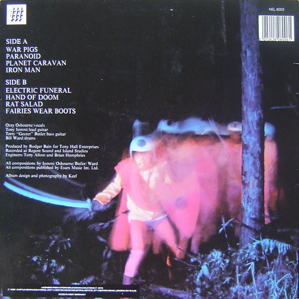 Black Sabbath - Paranoid | Castle Communications (NEL 6003) - 2 Black Sabbath - Paranoid | Castle Communications (NEL 6003) - 2