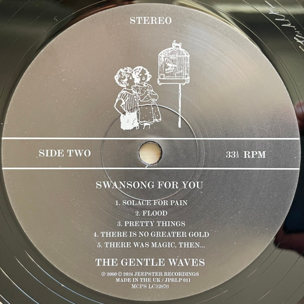 The Gentle Waves - Swansong For You | Jeepster Recordings (JPRLP 011) - 4