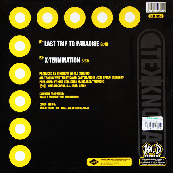 Tekknova - Last Trip To Paradise | MD Records (MD0055) - 2