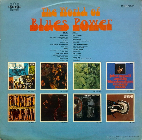 Various - The World Of Blues Power | Decca (S 16 610-P) - 4