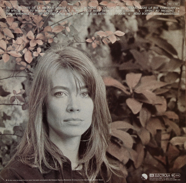 Françoise Hardy - Musique Saoule | EMI (1C 064-14697) - 2 Françoise Hardy - Musique Saoule | EMI (1C 064-14697) - 2