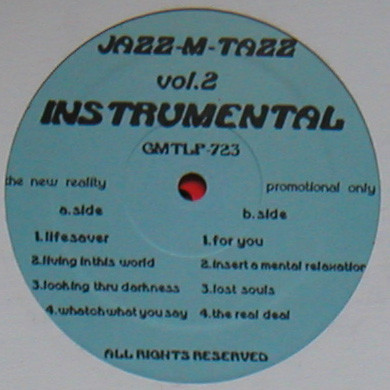 Guru - Jazz-M-Tazz Vol.2 Instrumental (The New Reality) | Not On Label (Guru) (GMTLP-723)