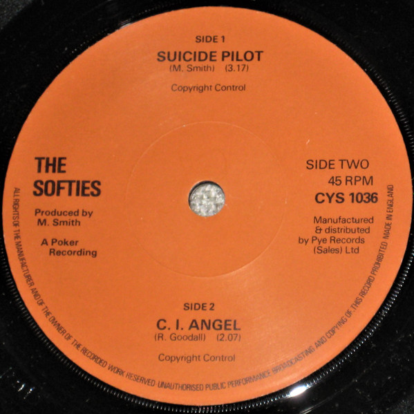 The Softies - Suicide Pilot | Charly Records (CYS 1036) - 3