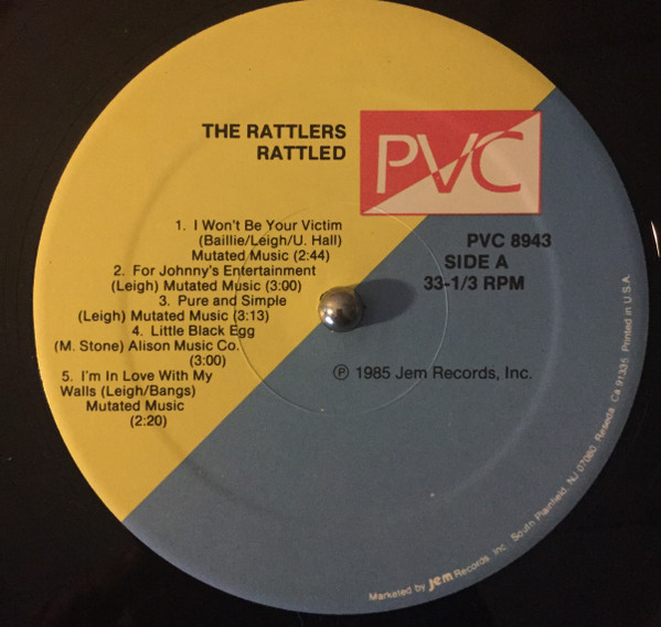 The Rattlers - Rattled! | PVC Records (PVC 8943) - 3