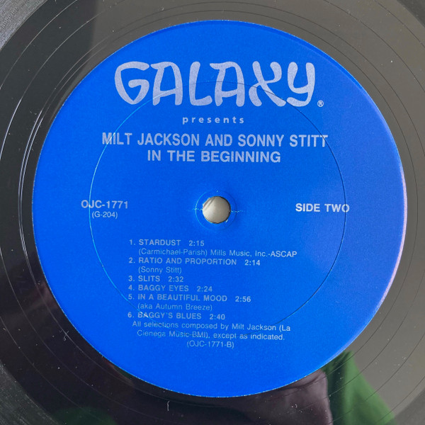 Milt Jackson & Sonny Stitt - In The Beginning | Original Jazz Classics (OJC-1771) - 4 Milt Jackson & Sonny Stitt - In The Beginning | Original Jazz Classics (OJC-1771) - 4