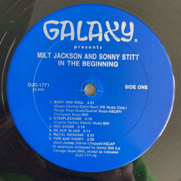 Milt Jackson & Sonny Stitt - In The Beginning | Original Jazz Classics (OJC-1771) - 3 Milt Jackson & Sonny Stitt - In The Beginning | Original Jazz Classics (OJC-1771) - 3