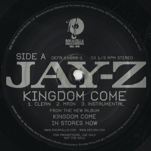 Jay-Z - Kingdom Come | Roc-A-Fella Records (DEFR 16669-1) - 3