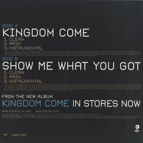Jay-Z - Kingdom Come | Roc-A-Fella Records (DEFR 16669-1) - 2