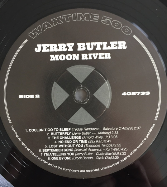 Jerry Butler - Moon River - Vinilo | Waxtime 500 (408733) - 4 Jerry Butler - Moon River - Vinilo | Waxtime 500 (408733) - 4