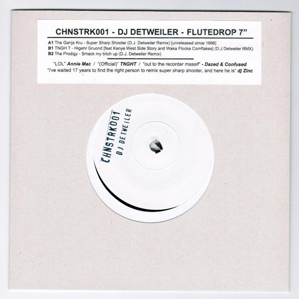 D.J. Detweiler - Flutedrop 7" | Chin Stroke Records (CHNSTRK001)