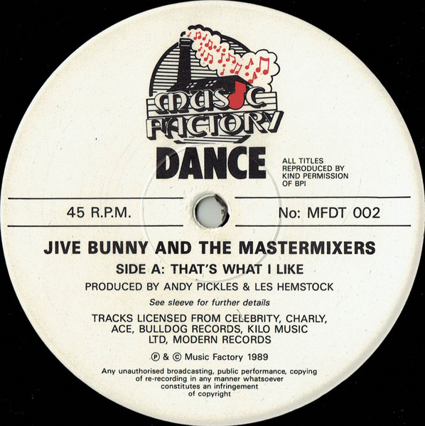 Jive Bunny And The Mastermixers - That's What I Like | Music Factory Dance (MFDT002) - 3 Jive Bunny And The Mastermixers - That's What I Like | Music Factory Dance (MFDT002) - 3