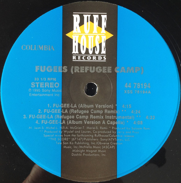Fugees - Fu-Gee-La | Ruffhouse Records (44 78194) - 3