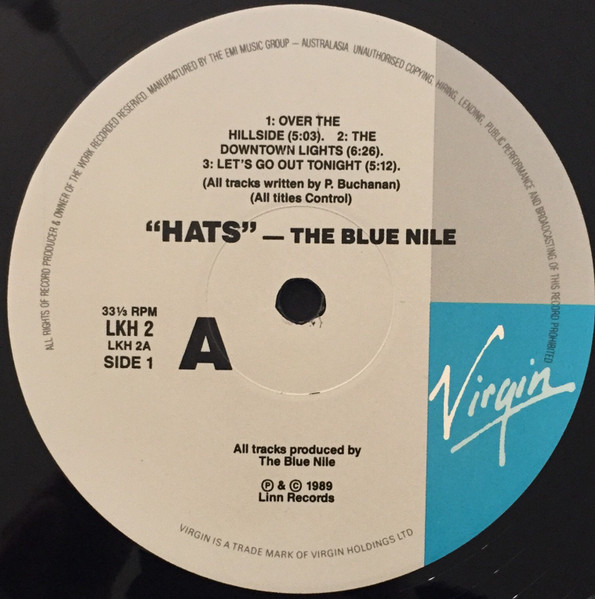 The Blue Nile - Hats LP | Linn Records (LKH2) - 3 The Blue Nile - Hats LP | Linn Records (LKH2) - 3