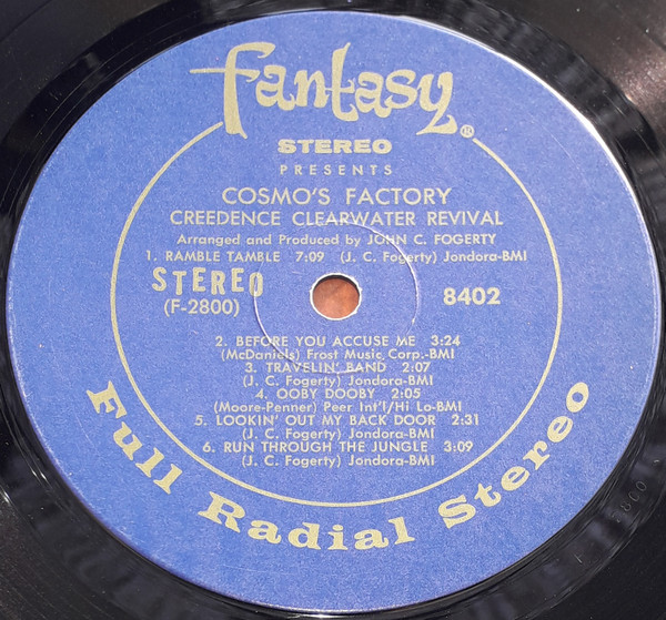 Creedence Clearwater Revival - Cosmo's Factory | Fantasy (8402) - 2 Creedence Clearwater Revival - Cosmo's Factory | Fantasy (8402) - 2