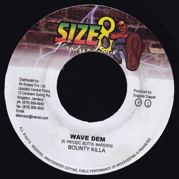 Bounty Killer - Wave Dem | Size 8 Productions (none)