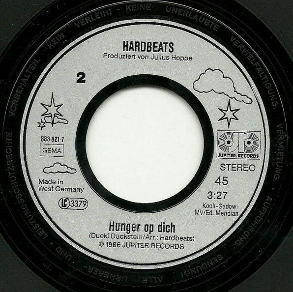 Hardbeats - Fridach Ovends En D'r City | Jupiter Records (883 821-7) - 4