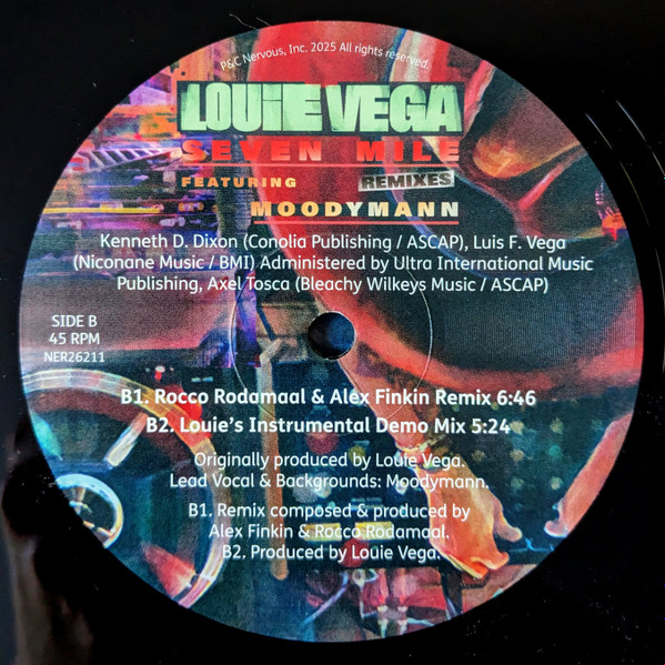 Louie Vega Featuring Moodymann - Seven Mile (Remixes) | Nervous Records (NER26211) - 4 Louie Vega Featuring Moodymann - Seven Mile (Remixes) | Nervous Records (NER26211) - 4