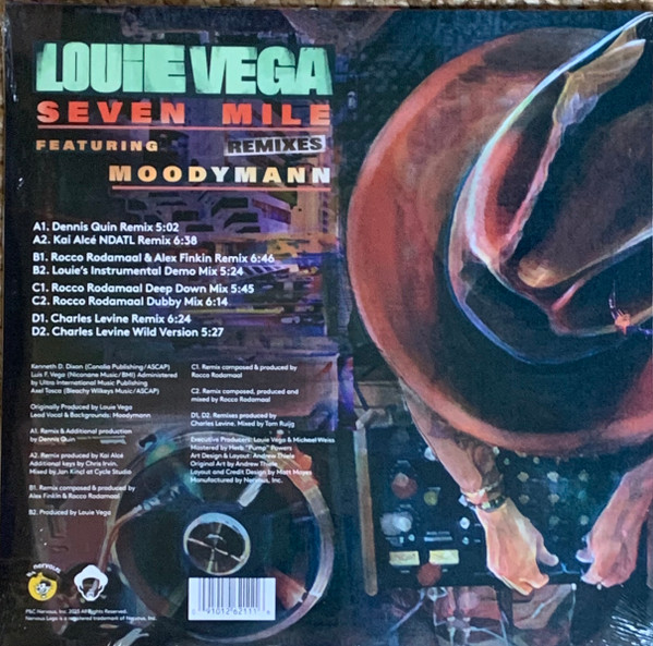 Louie Vega Featuring Moodymann - Seven Mile (Remixes) | Nervous Records (NER26211) - 2 Louie Vega Featuring Moodymann - Seven Mile (Remixes) | Nervous Records (NER26211) - 2