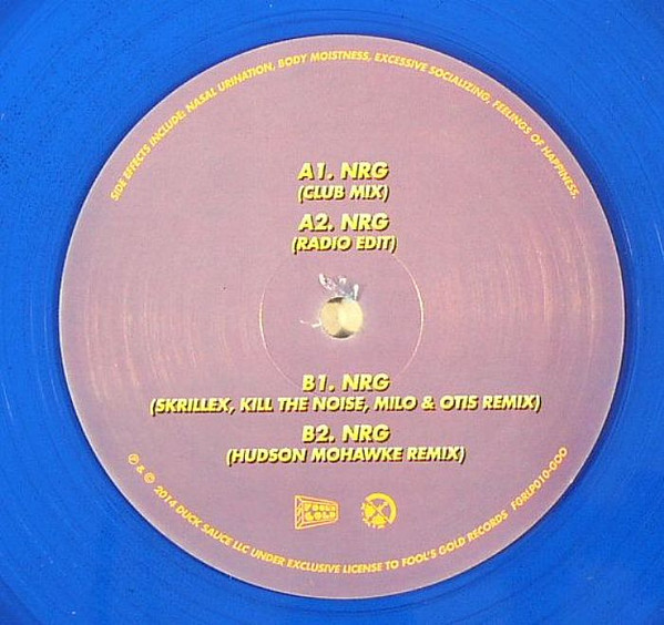 Duck Sauce - NRG | Fool's Gold Records (FGRLP010-GOO) - 4 Duck Sauce - NRG | Fool's Gold Records (FGRLP010-GOO) - 4