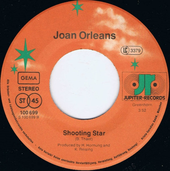 Joan Orleans - Big Apple | Jupiter Records (100 699) - 3