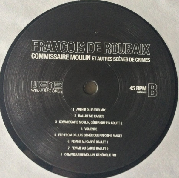 François De Roubaix - Commissaire Moulin Et Autres Scènes De Crimes | WéMè Records (WEME032) - 4 François De Roubaix - Commissaire Moulin Et Autres Scènes De Crimes | WéMè Records (WEME032) - 4