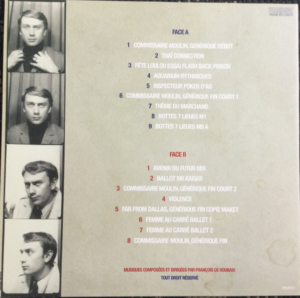 François De Roubaix - Commissaire Moulin Et Autres Scènes De Crimes | WéMè Records (WEME032) - 2 François De Roubaix - Commissaire Moulin Et Autres Scènes De Crimes | WéMè Records (WEME032) - 2