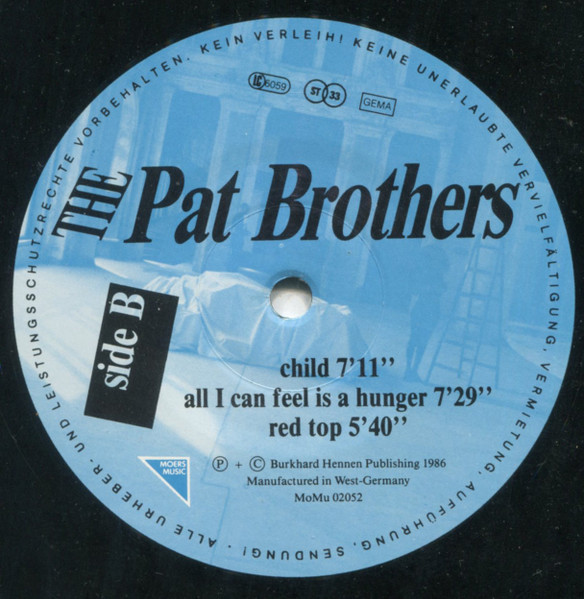 The Pat Brothers - Pat Brothers No. 1 | Moers Music (MOERS MUSIC 02052) - 4 The Pat Brothers - Pat Brothers No. 1 | Moers Music (MOERS MUSIC 02052) - 4