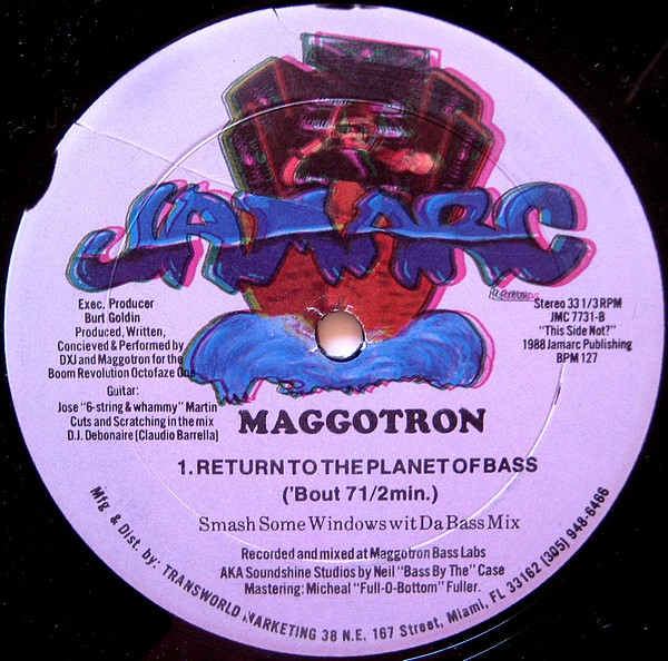 Maggotron - Return To The Planet Bass | Jamarc Records (JMC 7731) - main Maggotron - Return To The Planet Bass | Jamarc Records (JMC 7731) - main