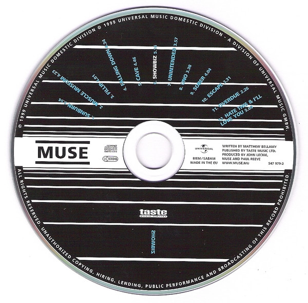 Muse - Showbiz | Universal (547 979-2) - main