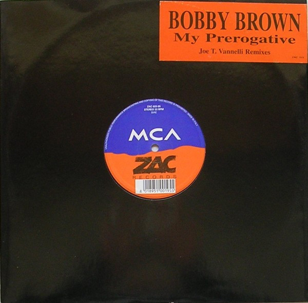 Bobby Brown - My Prerogative | ZAC Records (ZAC 033-95) - main