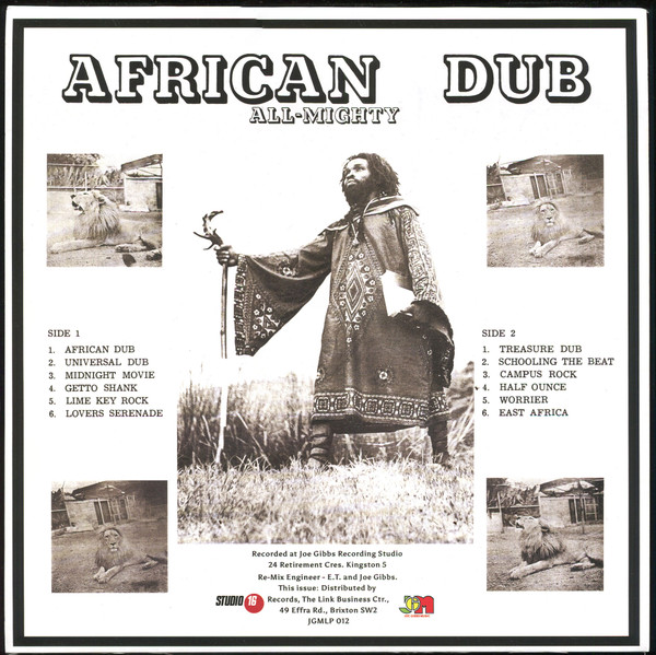 Joe Gibbs & The Professionals - African Dub All-Mighty - Chapter One | Joe Gibbs Music (JGMLP 012) - 2