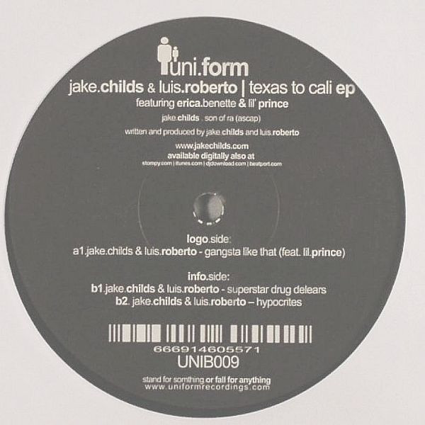 Jake Childs & Lurob - Texas To Cali EP | Uniform Recordings (UNIB009) - main Jake Childs & Lurob - Texas To Cali EP | Uniform Recordings (UNIB009) - main