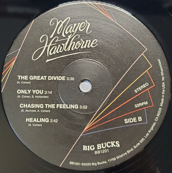 Mayer Hawthorne - Rare Changes | Big Bucks (BB1201) - 4 Mayer Hawthorne - Rare Changes | Big Bucks (BB1201) - 4