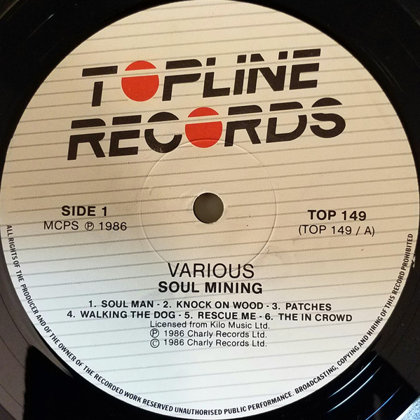 Various - Soul Mining | Topline Records (TOP 149) - 3