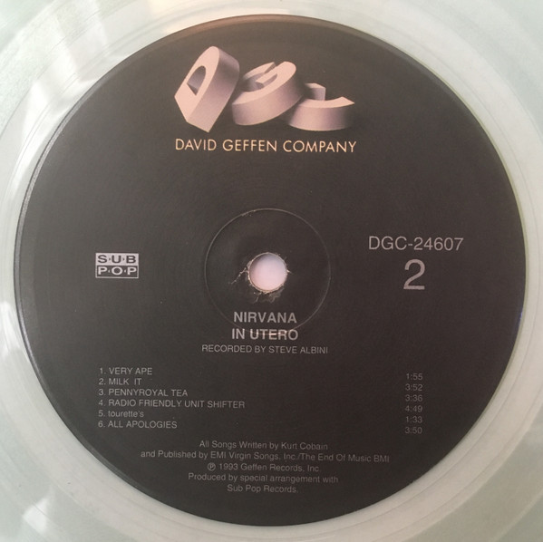 Nirvana - In Utero | DGC (DGC-24607) - 4