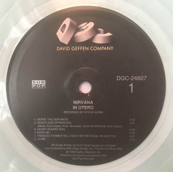 Nirvana - In Utero | DGC (DGC-24607) - 3