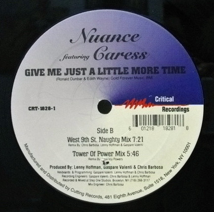 Give Me A Little More Time