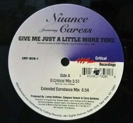Give Me A Little More Time