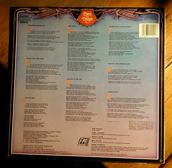 Magnum - Chase The Dragon | FM Revolver Records (WKFM LP 112) - 2