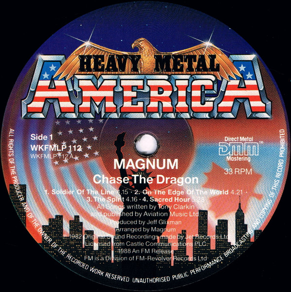 Magnum - Chase The Dragon | FM Revolver Records (WKFM LP 112) - 4