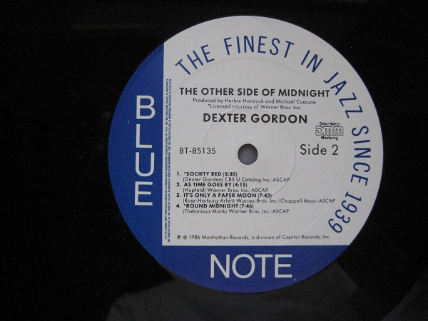 Dexter Gordon - The Other Side Of Round Midnight | Blue Note (BT 85135) - 4 Dexter Gordon - The Other Side Of Round Midnight | Blue Note (BT 85135) - 4