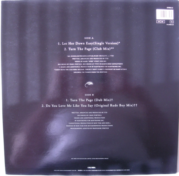 Terence Trent D'Arby - Let Her Down Easy | Columbia (659864 6) - 2