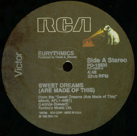 Eurythmics - Sweet Dreams (Are Made Of This) | RCA Victor (PD-13502) - 3