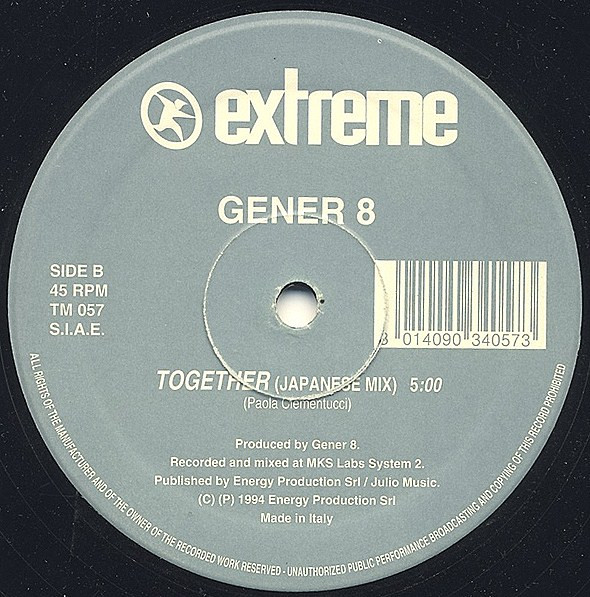 Gener 8 - Together | Extreme Records (TM 057) - 2 Gener 8 - Together | Extreme Records (TM 057) - 2