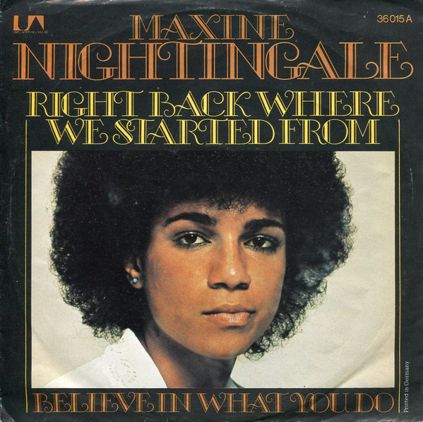 Maxine Nightingale - Right Back Where We Started From | United Artists Records (36 015 A)