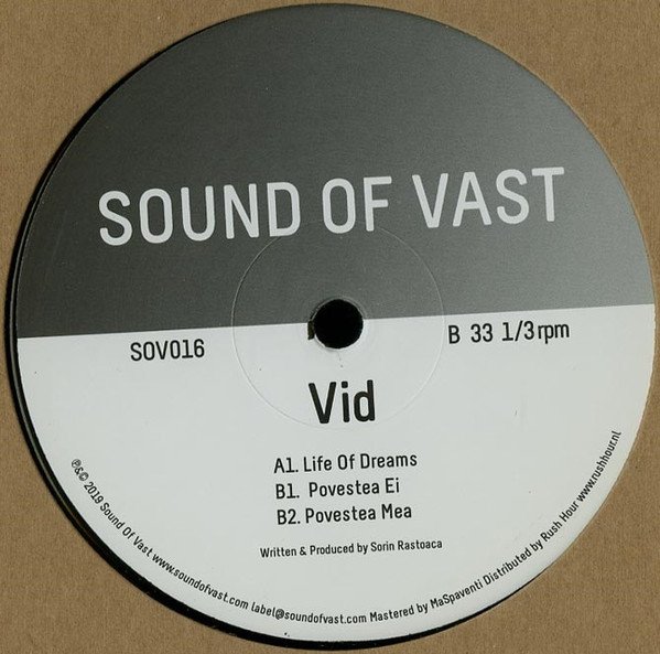 Vid - Life Of Dreams EP | Sound Of Vast (SOV016)