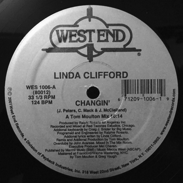 Linda Clifford - Changin' (Remixes) | West End Records (WES1006-1) - 2