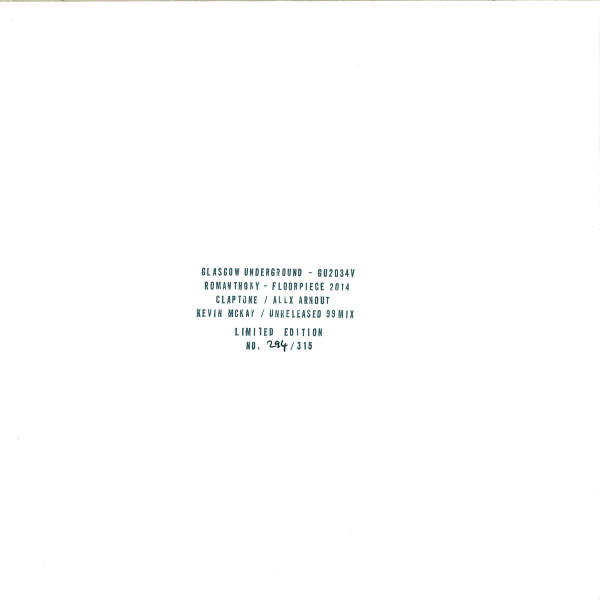 Romanthony - Floorpiece 2014 | Glasgow Underground (Gu2034v) - 2