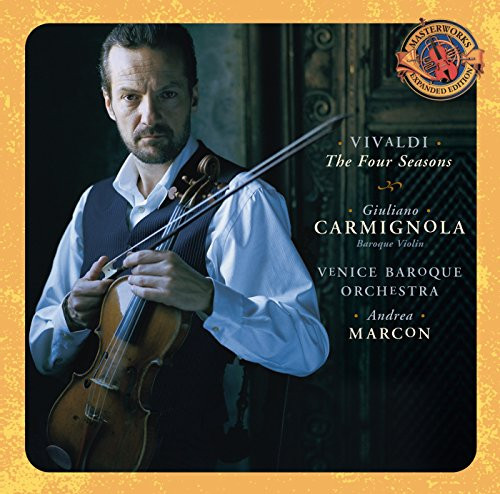 Antonio Vivaldi , Pietro Antonio Locatelli , Giuliano Carmignola , Venice Baroque Orchestra , Andrea Marcon - The Four Seasons • L'Arte Del Violino, Op. 3 - Concertos No. 10 And 11 | Sony Classical (SK 90391) - main Antonio Vivaldi , Pietro Antonio Locatelli , Giuliano Carmignola , Venice Baroque Orchestra , Andrea Marcon - The Four Seasons • L'Arte Del Violino, Op. 3 - Concertos No. 10 And 11 | Sony Classical (SK 90391) - main